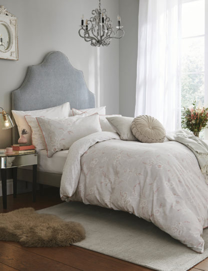 An Image of Laura Ashley Pure Brushed Cotton Eva Bedding Set