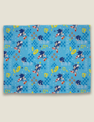 An Image of M&S Sonic Go Flannel Fleece Throw