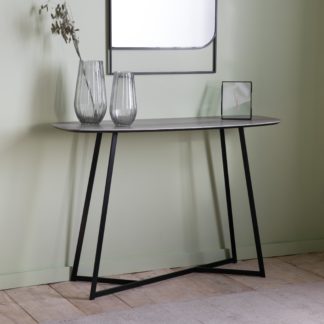 An Image of Milford Console Table, Oak Effect Light Wood