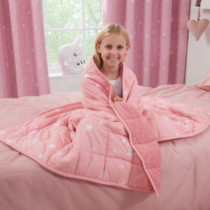 An Image of Dreamscene Star Kids 3kg Weighted Blanket Blush