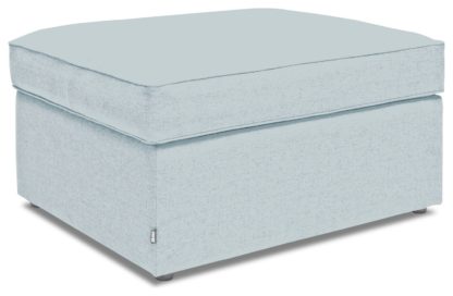 An Image of Jay-Be Fabric Footstool Sofabed - Blue