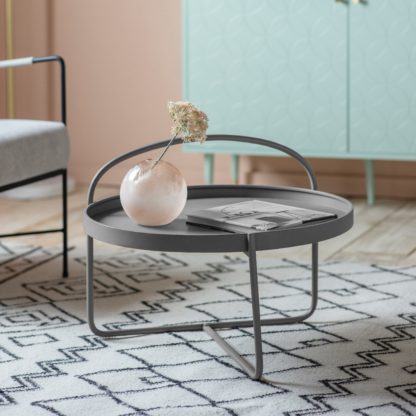 An Image of Elwood Coffee Table, Iron Black