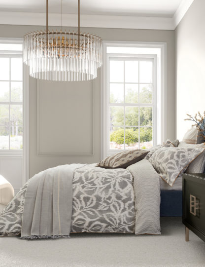 An Image of Bedeck Of Belfast Pure Cotton Sateen Asha Duvet Cover