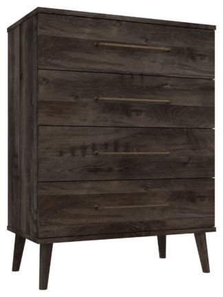 An Image of Sherwood 4 Drawer Chest - Dark Oak