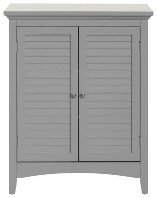 An Image of Teamson Home Glancy 2 Door Cabinet - Grey