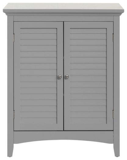 An Image of Teamson Home Glancy 2 Door Cabinet - Grey