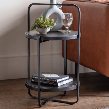 An Image of Dalton Side Table, Iron Black