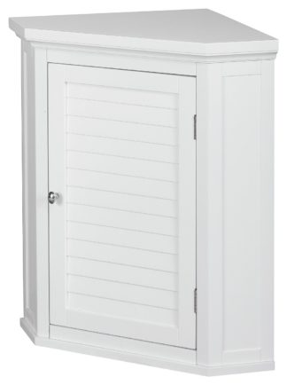 An Image of Teamson Home Glancy 1 Door Cabinet - White