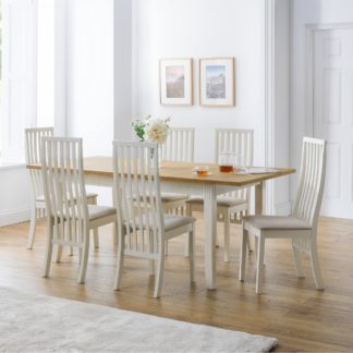 An Image of Vermont Set of 2 Dining Chairs Ivory Ivory