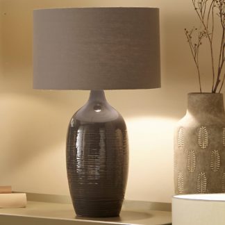 An Image of Abbie Table Lamp Grey