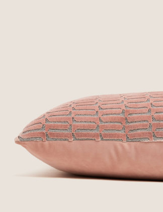 An Image of M&S Cut Velvet Jacquard Cushion