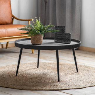 An Image of Monroe Coffee Table, Dark Wood Dark Wood (Brown)