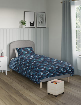 An Image of M&S Pure Cotton Camouflage Bedding Set