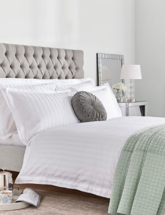 An Image of Laura Ashley Sateen Shalford Bedding Set