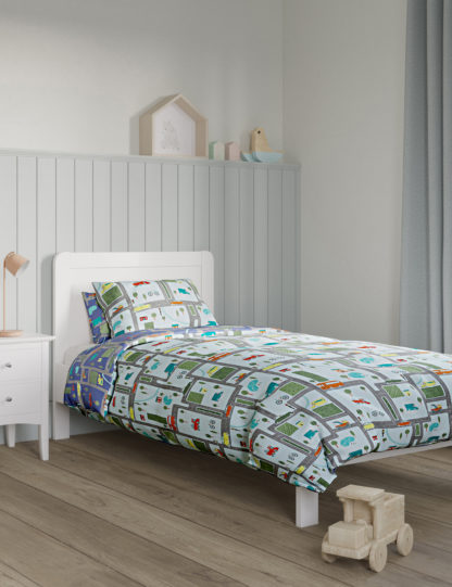 An Image of M&S Cotton Blend Transport Bedding Set