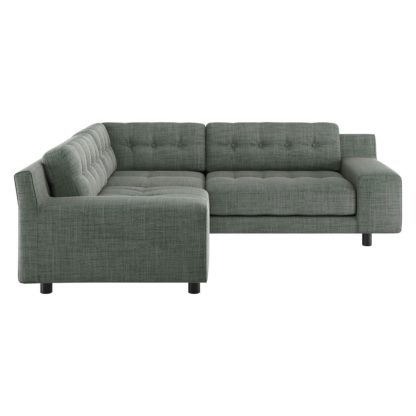 An Image of Habitat Hendricks Left Corner Fabric sofa - Grey