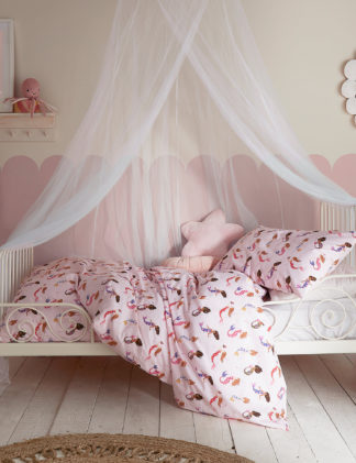 An Image of Cath Kidston Pure Cotton Mermaids Bedding Set