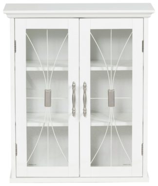 An Image of Teamson Home Delaney 2 Door Cabinet - White