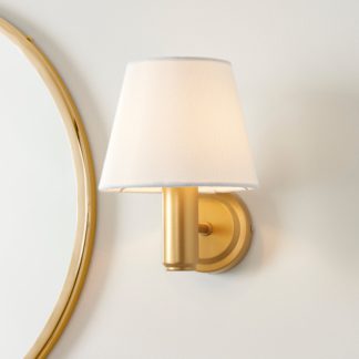 An Image of Jessie Bathroom Wall Light Satin Gold