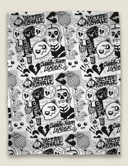 An Image of M&S Fortnite™ Fanzine Fleece Throw