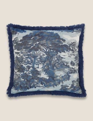 An Image of Ted Baker Cotton Rich Landscape Toile Cushion