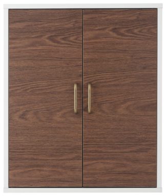 An Image of Teamson Home Tyler 2 Door Cabinet - Brown