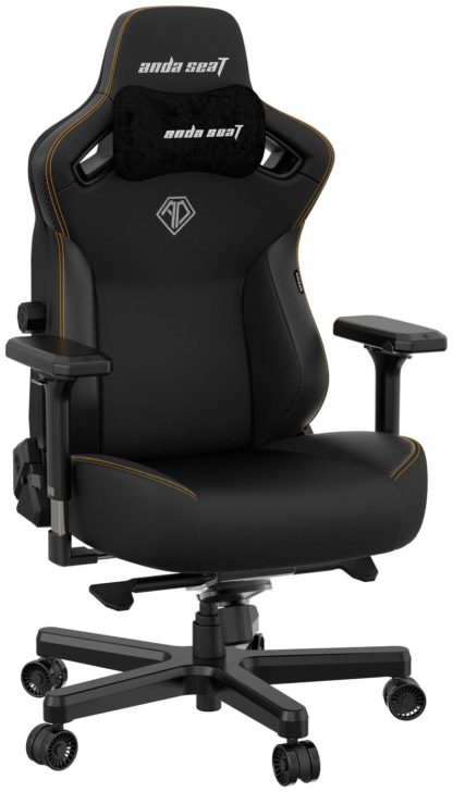 An Image of Anda Seat Kaiser PVC Ergonomic Office Gaming Chair - Maroon