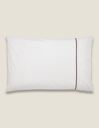 An Image of M&S 2 Pack Cotton Blend Aris Pillowcases