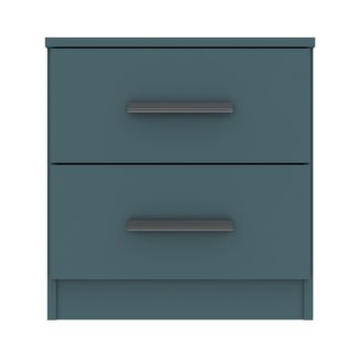An Image of Norland 2 Drawer Bedside Anthracite Anthracite