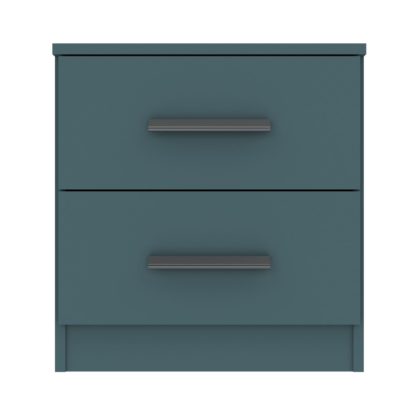 8f2aafd4852e9ad2a93b3101b19987e1ee973b3c5a94894ba2076a9066bee823.jpg An Image of Norland 2 Drawer Bedside Anthracite Anthracite