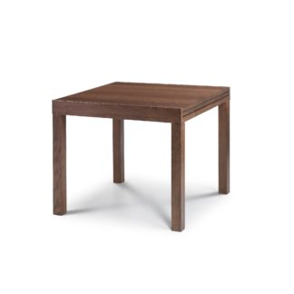 An Image of Melrose Square to Rectangle Dining Table with 6 Melrose Chairs Walnut (Brown)
