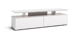 An Image of Habitat Floating Top TV Unit - White