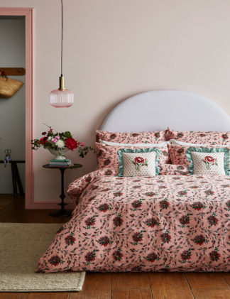 An Image of Cath Kidston Pure Cotton Forever Rose Bedding Set