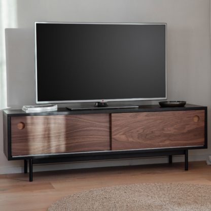 An Image of Turlock TV Stand, Black Black