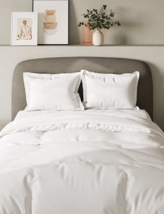 An Image of M&S 2 Pack Cotton Sateen 600 Thread Count Oxford Pillowcases