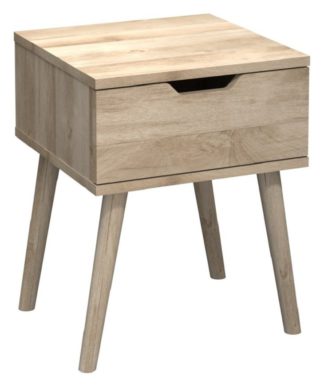 An Image of Sherwood 1 Drawer Lamp Table - Oak