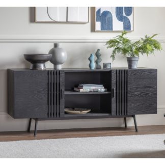 An Image of Englewood Large Sideboard, Black Black