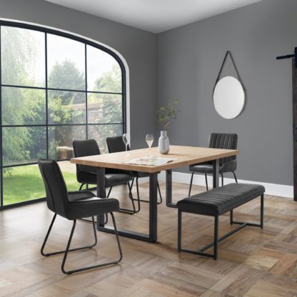 An Image of Berwick Rectangular Dining Table Oak Oak