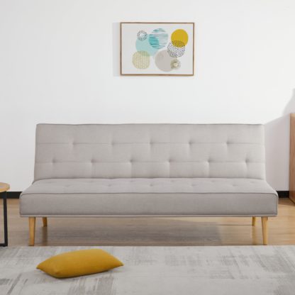An Image of Nellie Clic Clac Sofa Bed Grey