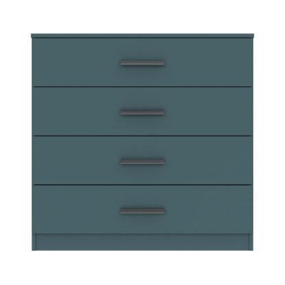 An Image of Norland 4 Drawer Chest Anthracite Anthracite