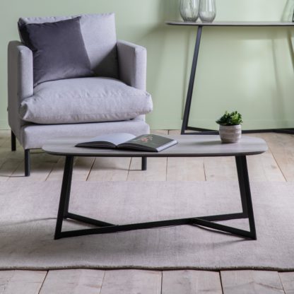 An Image of Milford Coffee Table, Oak Effect Light Wood