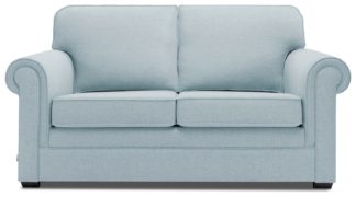 An Image of Jay-Be Classic 2 Seater Fabric Sofabed - Blue