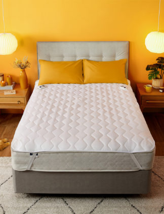 An Image of Silentnight Heated Quilted Mattress Topper