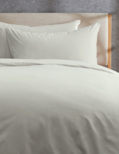 An Image of M&S 2 Pack Brushed Cotton Pillowcases