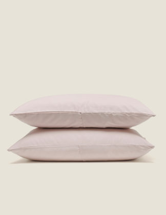 An Image of Bedfolk 2 Pack Pure Cotton Sateen Pillowcases