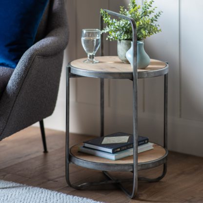 An Image of Dalton Side Table, Iron Black