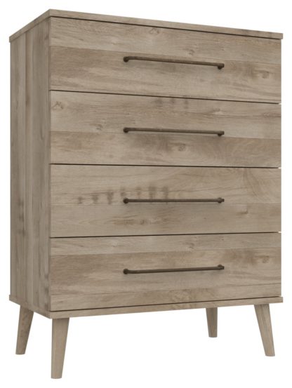 An Image of Sherwood 4 Drawer Chest - Dark Oak