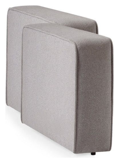 An Image of Julian Bowen Lago Modular Sofa Single Seat Section - Grey