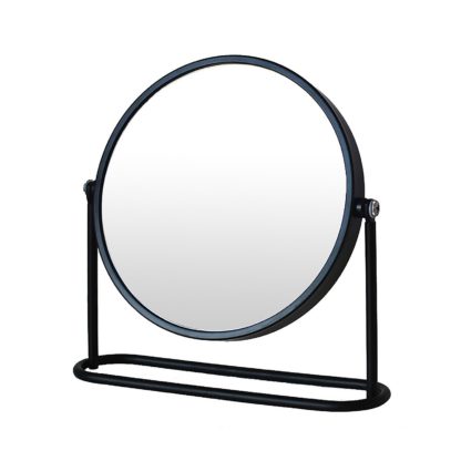 An Image of Brushed Chrome Bathroom Mirror