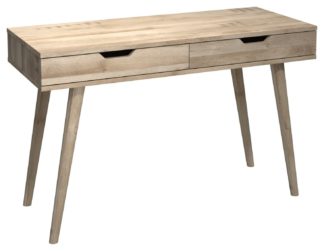 An Image of Sherwood 2 Drawer Desk - Oak